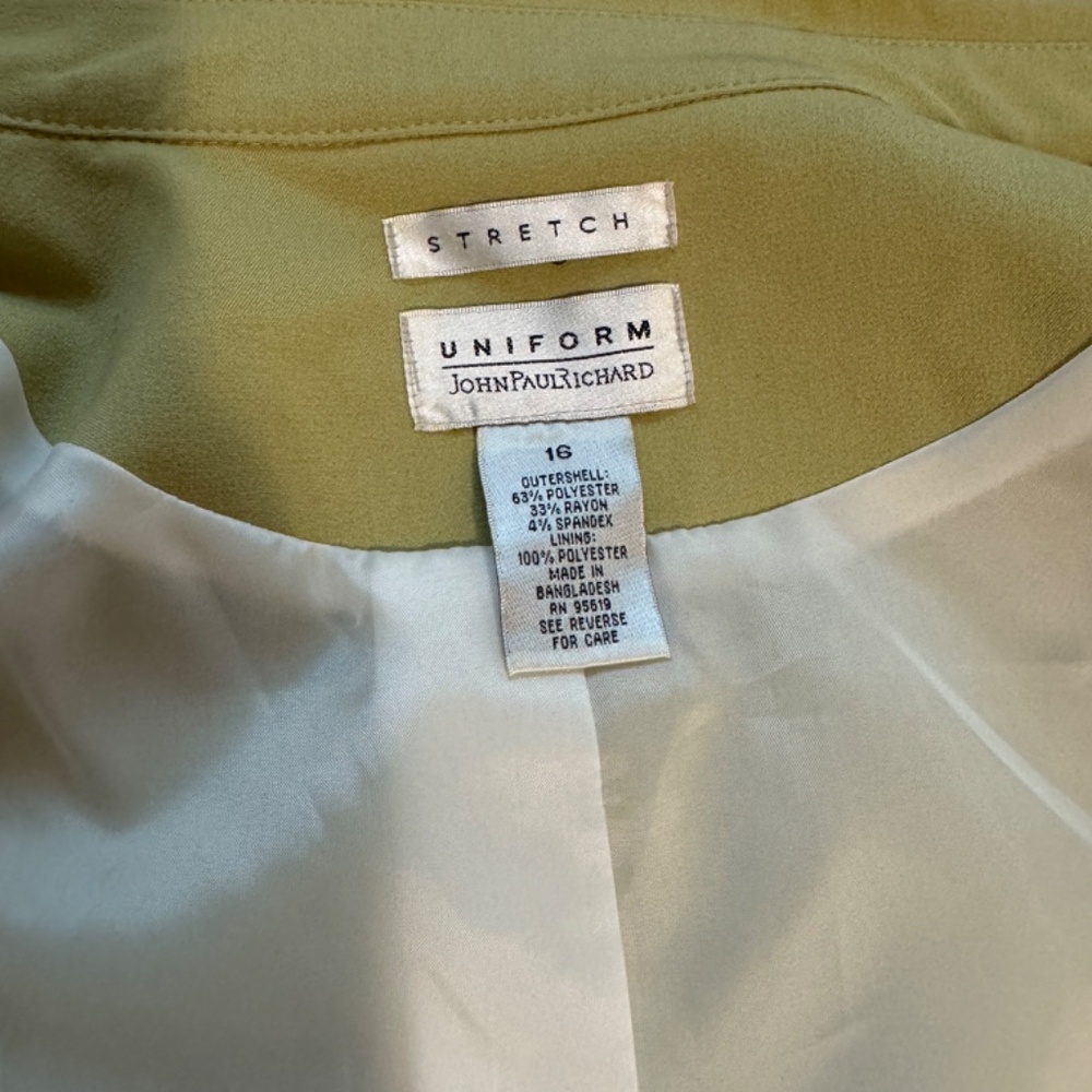 16 Uniform John Paul Richard Jacket Green - Picture 7 of 16